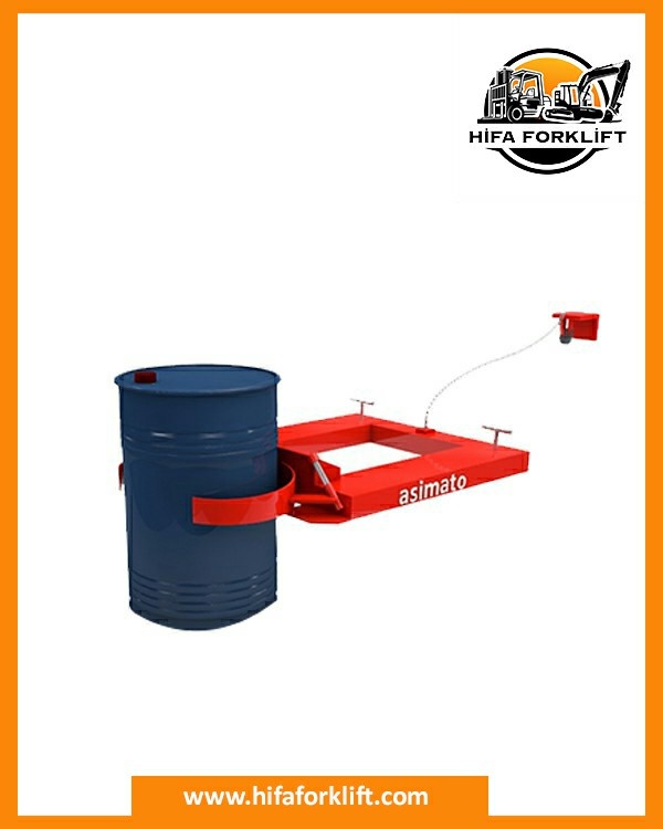 FORKLİFT MEKANİK VARİL KAPMA KISKACI - DG40 Antalya